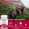 B12 Vitamins 10,000 mcg, Methylated Vitamin B12 Sublingual - Energy
