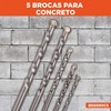 BLACK+DECKER BD0090CS Juego de Brocas p/Concreto 5 piezas