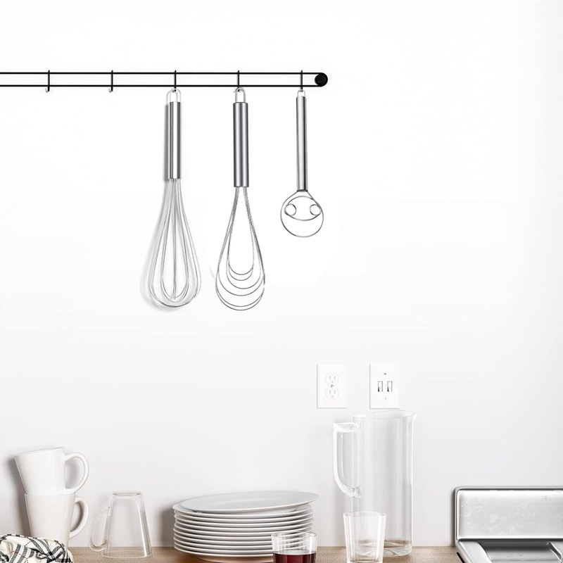 HUFHNWSO Whisk, plastic whisk, dishwasher-safe, length 30 cm, whisk