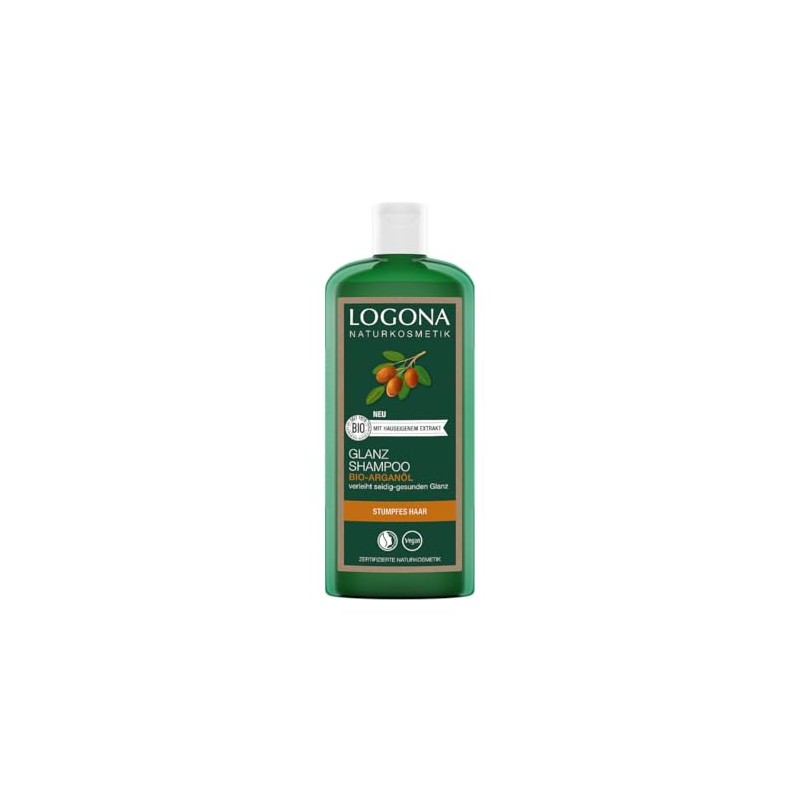 LOGONA Capillaires, Shampooing restructurant à l'argan, 250 ml