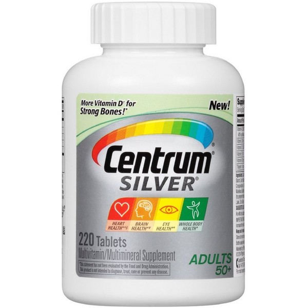 Centrum Silver Tablet Adult 220 ct (2 Pack)