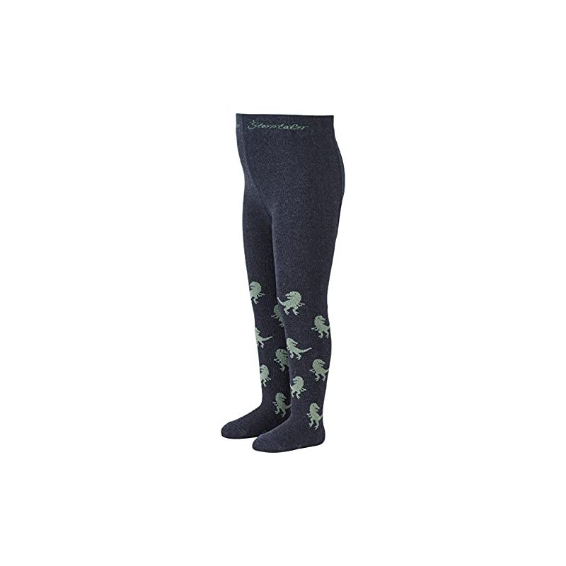 Sterntaler Boys' T-rex Tights, Blue blend