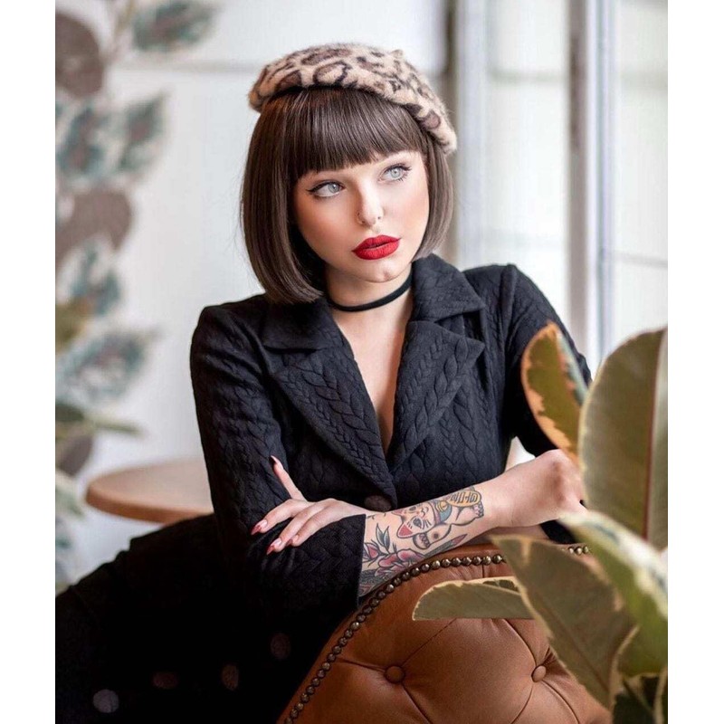 Brown bob wig, chic and stylish: Honour mocha #10