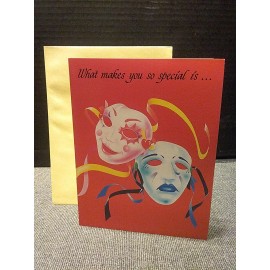 Vtg 1990's Lisa Frank  YOU ARE SPECIAL Greeting Card Renaissance MADE IN USA