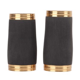 2Pcs Clarinet Engineering Plastics Barrel Black Soprano Clarinet Body Descending Tubular Tuning Musical Instruments