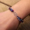 To My Granddaughter-Infinity Forever Love Heart Bracelet, You are Always