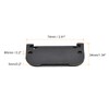 sourcing map Finger Flush Pull Handle 74x34x5mm Rectangle for Drawer
