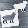 Sheep Reusable Mylar Stencil (4 inches) – Perfect for Painting,