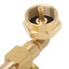 Propane Refill Adapter with Pressure Gauge and On Off Control