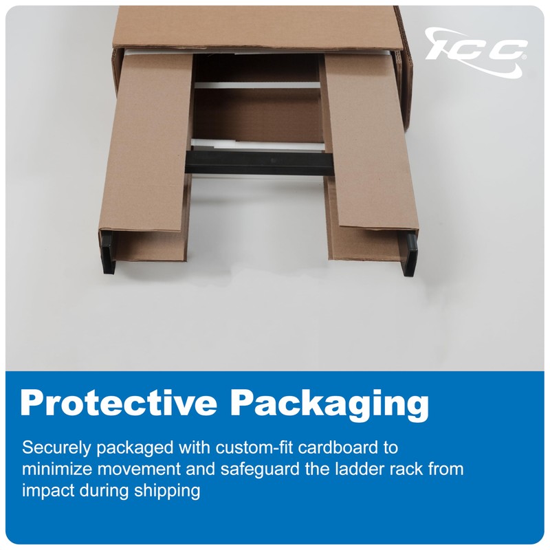 ICC Cable Runway Rack 5' Straight Section, 16-Gauge Steel, Made