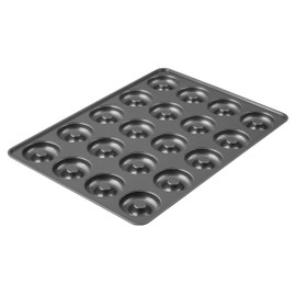 Wilton Perfect Results Non-Stick Donut Pan , 20-Cavity Donut Baking Pan, Steel
