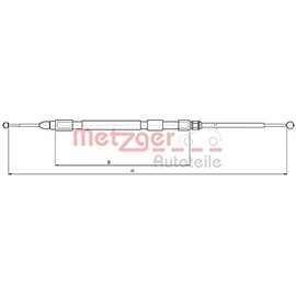 Metzger 10.4158 Cable, parking brake