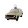 Hamburger Weihnachtskontor - Christmas Tree Decoration VW Golf (White)