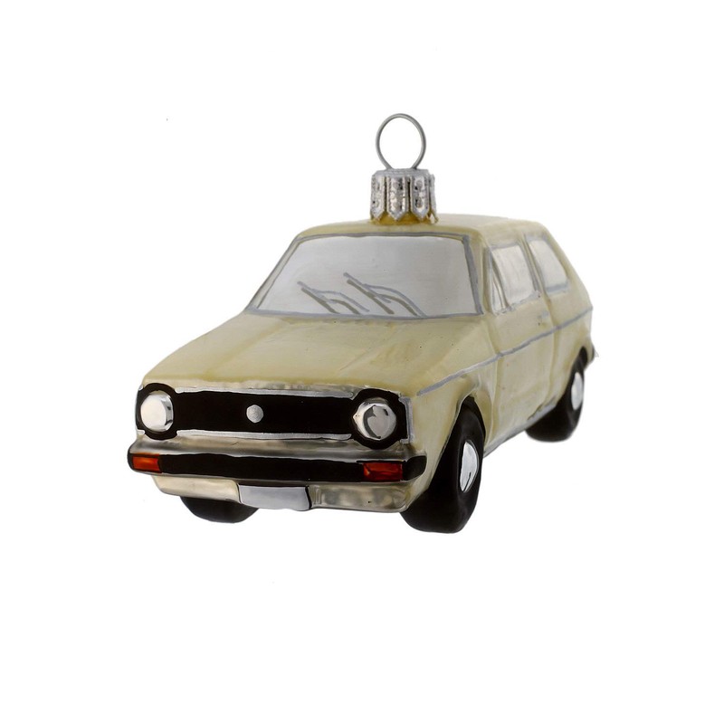 Hamburger Weihnachtskontor - Christmas Tree Decoration VW Golf (White)