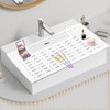 Funda De Silicona Para Lavabo, Alfombrilla Plegable Para Limpiar Brochas