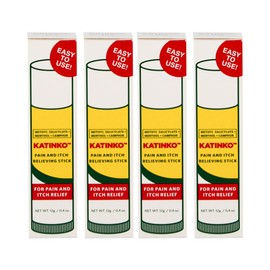 Katinko Pain and Itch Relieving Stick 12g - Effective for Muscle Strain, Neck Stiffness, Rheumatism, and Bruises (4)