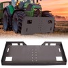 Skid Steer Attachment Plate, 1/4" Thick Universal Skid Steer Mount