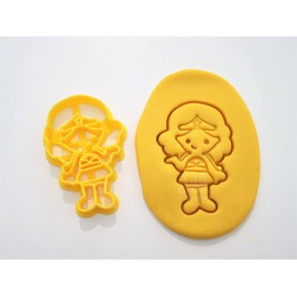 T3D Cookie Cutters Wonderwoman 4pcs Set Cookie Cutters, Suitable for Cakes Biscuit and Fondant Cookie Mold for Homemade Treats, 2.74' x 3.42' x 0.55'
