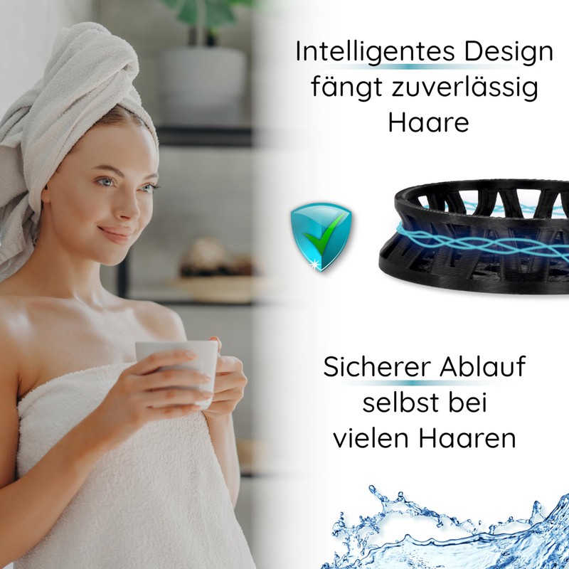 Optimised Replacement Hair Strainer for TECE Drainline Shower Drain Channels