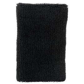 HATAS 359 Knit Pile Wristband, 4.7 inches (12 cm), Black, 2 Pieces