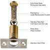 Jiayi 2 Pack Invisible Door Catch For Closet Adjustable Brass
