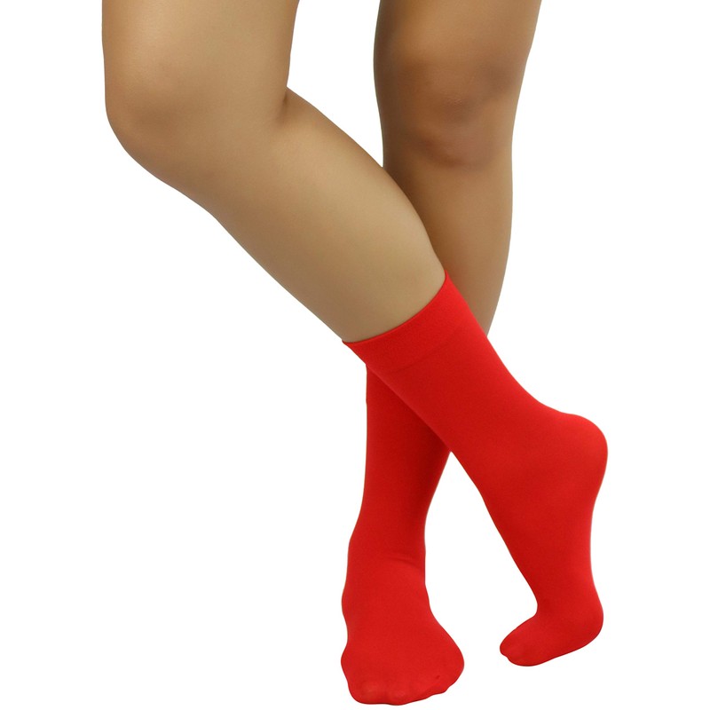 ToBeInStyle Womens Pack of 6 Trouser Solid Anklet Socks -