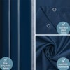 Furlinic Shower Curtain Mould Proof Resistantand Waterproof Washable Polyester Fabric