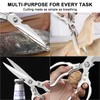 CGBE Kitchen Scissors Heavy Duty, Dishwasher Safe Kitchen Scissors, Multi-Purpose