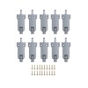 Cabinet Door Buffer,10Pcs Adjustable Soft Close Hinge Buffer,Door Stopper Door