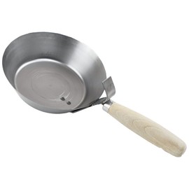 Toolty Masonry Scoop, Construction Pan - 185mm (7.28") - Wooden Handle - Carbon Steel - Plaster, Water, Hand Tools, DIY - TLTY-0413