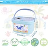 FCSONU Triple Balance Ladder Fishing Bead Game Toy Basket, Children