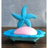 Cast Iron Marine Ocean Coastal Rustic Blue Starfish Sea Star