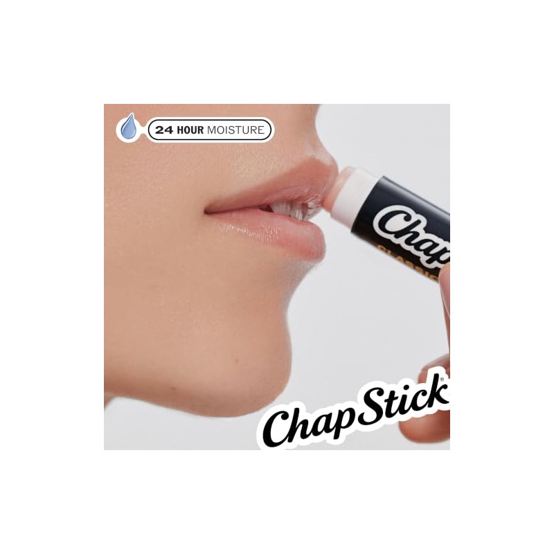 ChapStick Regular Skin Protectant Flavored Lip Balm Tube, 12 Count