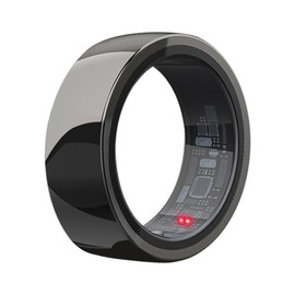 SocalmDown Smart Ring Health Tracker for Men Wearable Waterproof Fitness Tracker Health Rings for Women Sport Modes Fitness Ring with Heart Rate Sleep Monitor for 6 7 8 9 10 11 (Gray, 11#)