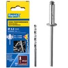 Rapid Rivets High Performance Including Drill Piece, 3.2 x 8