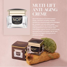 NOP Multi-Lift Anti-Ageing Cream 50 ml - Cream for Wrinkle Reduction and Moisturising - with Argan Oil, Aloe Vera, Orchid Extract