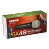 Shure PGA48-LC Micrófono Vocal dinámico sin Cable, Cardioide, Negro