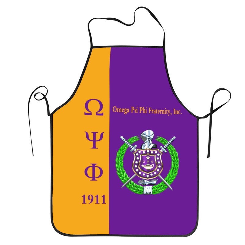 Bixinboy Psi Phi Kitchen Apron Waterproof For Men Women Cooking