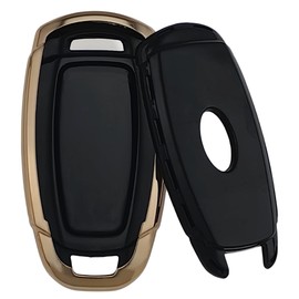 REPROTECTING TPU Key Fob Cover Compatible with 2020 2021 2022 Hyundai Palisade 2020-2023 Elantra ( Keyless Push Start 5 Button ) (Black/Green)