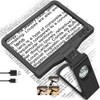30X 6X Rechargeable Magnifying Glass for Reading, Large Full Page