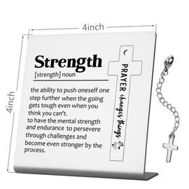 Christian Gifts for Women Decor, Inspirational Gifts for Women Friends Religious, Bible Verse Home Office Decorative Signs, Birthday Gift Friendship Gifts for Women, Mom, Sister-LSG40