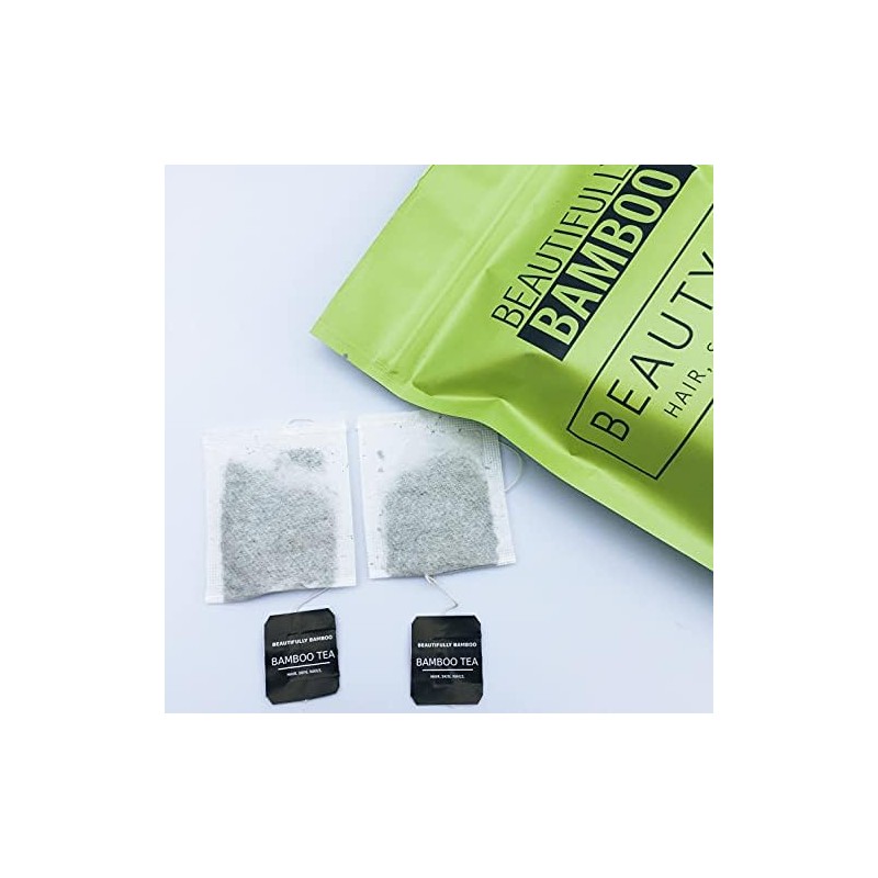 Bambú hermoso Té de bambú rico en sílice para cabello,