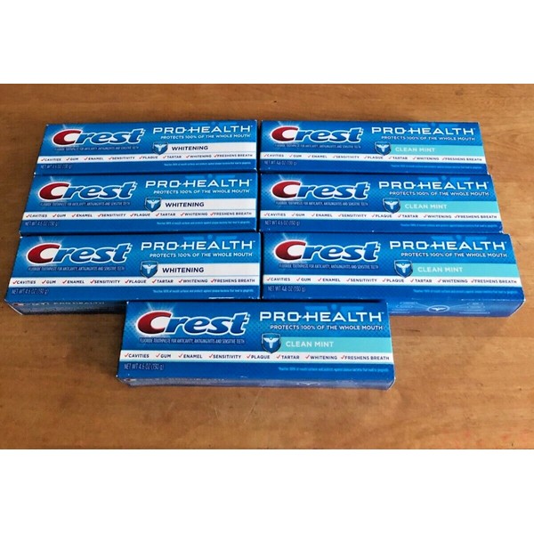 Crest 7 Crest Pro Health Clean Mint & Whitening 4.6oz