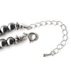GOLD STONE Terahertz Mineral Necklace, Genuine, 0.2 inch (6 mm),