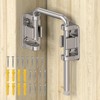 BiceNoning Sliding Door Loop Lock, 90/180 Degree Stainless Steel Patio