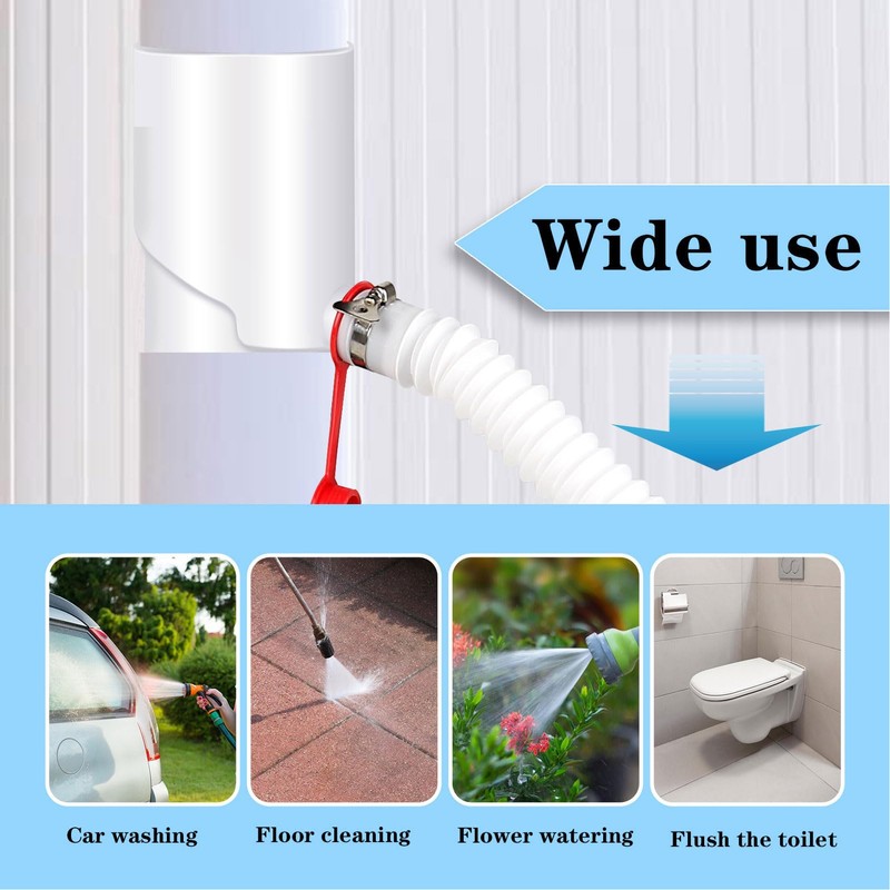 Rainwater Collection System to Fill Rain Barrels, Rain Diverter Downspout