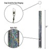 In the Breeze 9052 Silver Holographic Mylar Windsock