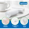 1.2 gallon trash can liners,Small clear Garbage Bags 300,Extra Strong