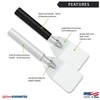 RADA Mini Dessert Server 7-1/2 Inch Stainless Steel Small Spatula