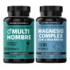 Kit 1 Multivitaminico Hombre + 1 Magnesio Complex Sabor Sin